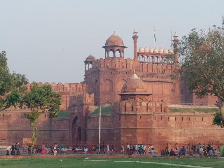 Red Fort in Delhi, historic Mughal fortification
