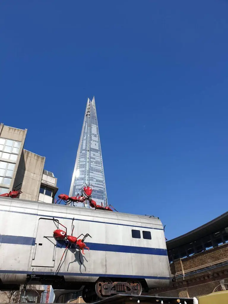 The Shard skyscraper in London designed by Renzo Piano