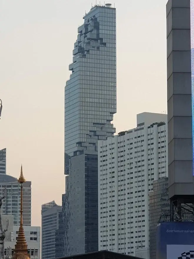 MahaNakhon Tower skyscraper in Bangkok Thailand