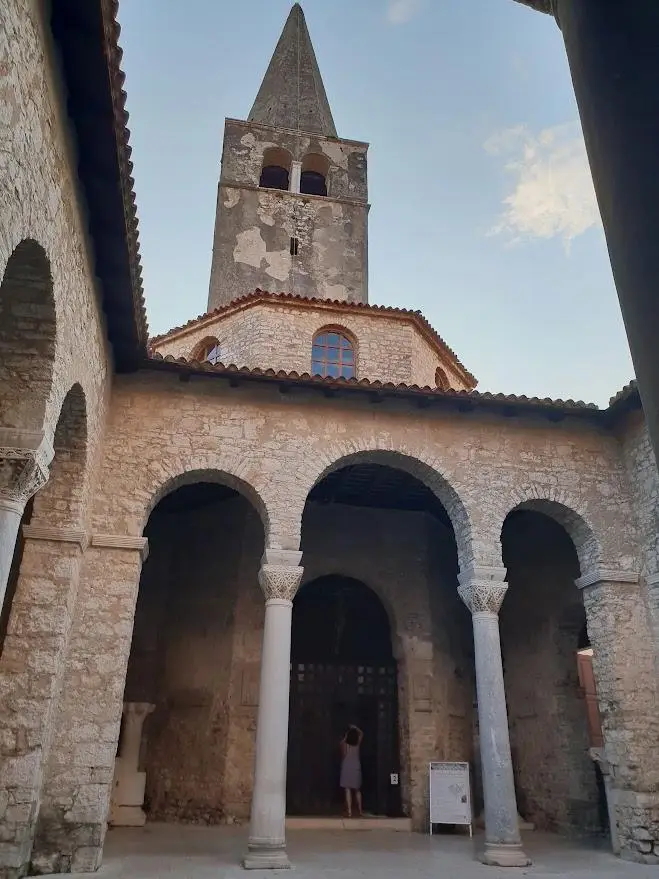 Euphrasian Basilica Porec Croatia Romanesque church cloister
