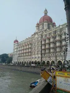 Taj Mahal Palace Hotel in Mumbai, India, historic waterfront luxury hotel and architectural landmark