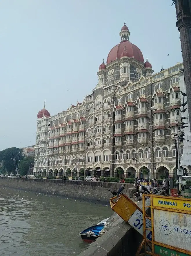 Taj Mahal Palace Hotel in Mumbai, India, historic waterfront luxury hotel and architectural landmark